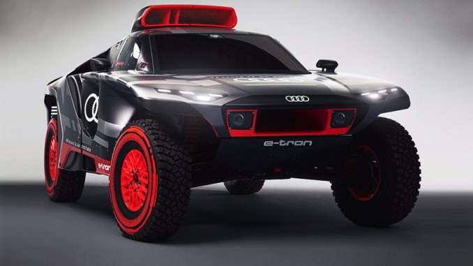 Audi-RS Q_e-tron Dakar Rally - Cadernos Garagem