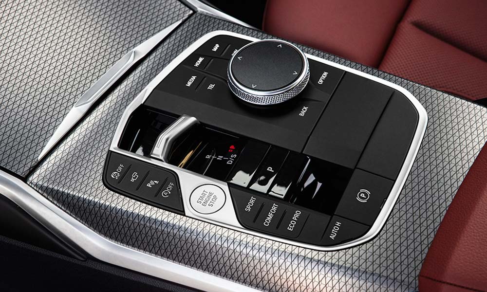 BMW Série 3 Controle giratório para selecionar as marchas- Caderno Garagem