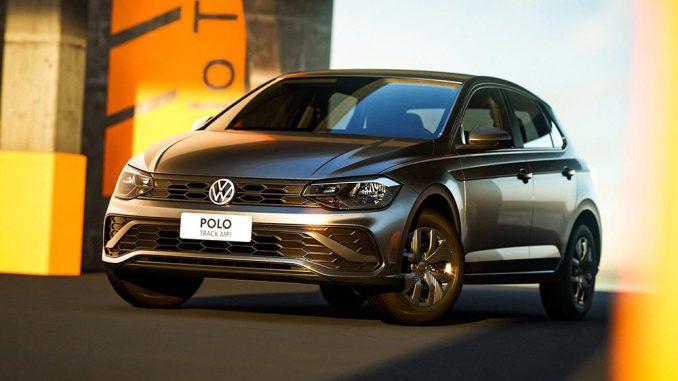 VW Polo Tracker Frente 3/4 - Caderno Garagem